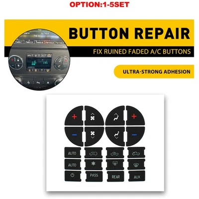 Para Chevrolet Suburban 1500 2500 Ac 2007-2014 Climatizador Tablero Botón Reparación Foto 1 de 4