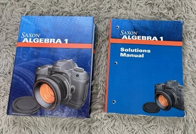 Set of Saxon Algebra 1 (4th edition) Student Text and Solutions Manual - Image 1 of 2