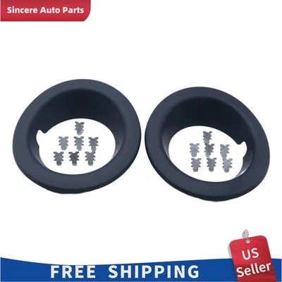 Front Left+Right Fog Light Lamp Cover For 2006-2009 Land Rover Range Rover Sport - Image 1 of 4