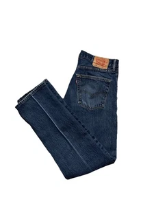 Jeans Levis 505 uomo 33x34 blu denim gamba dritta lavaggio medio pantalone classico - Foto 1 di 10