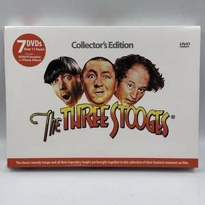 The Three 3 Stooges Collectors Edition DVD 7 Disc Set Booklet & Photos - Foto 1 di 16