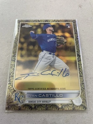 2022 Topps Gilded Collection - Gold Etch Autographs Ivan Castillo #GEA-IC /99... - Image 1 of 4
