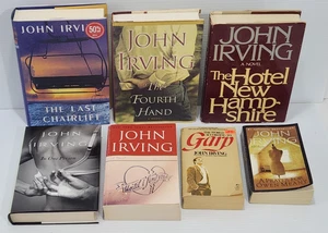 Lot of 7 JOHN IRVING  Novels 4 HC 3 PB Hotel New Hampshire Garp Owen Meany - Bild 1 von 1