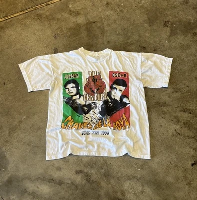 Boxeo Vintage Años 90 "Pelea del Siglo" Oscar De La Hoya v. Julio César Talla L Foto 1 de 4