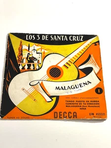 "Los 3 de Santa Crus " - Malaguena - 7" - 45 RPM (#9) - Picture 1 of 3