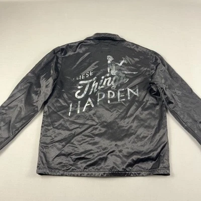 Ebbets Field Flannels G EAZY Jacket Mens M/L* Satin THESE THINGS HAPPEN Tour - Image 1 of 4