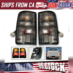 FIT TOYOTA HILUX PICKUP MK3 PICKUP TAIL LAMP TAILLIGHTS SMOKE 89-97 UTE ASSEMBLY - Picture 1 of 9