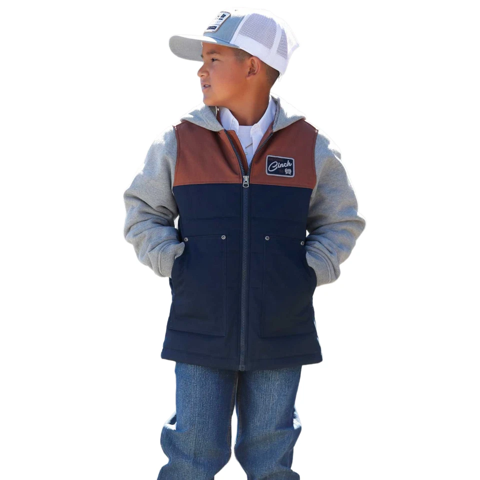 Jaqueta com capuz Cinch Youth Boy multicolorida isolada MWJ7570002 - Imagem 1 de 1
