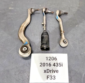 ✅ 14-20 OEM BMW F22 F32 F33 RWD Front Driver Upper Lower Control Arm Tie Rod SET - Picture 1 of 13