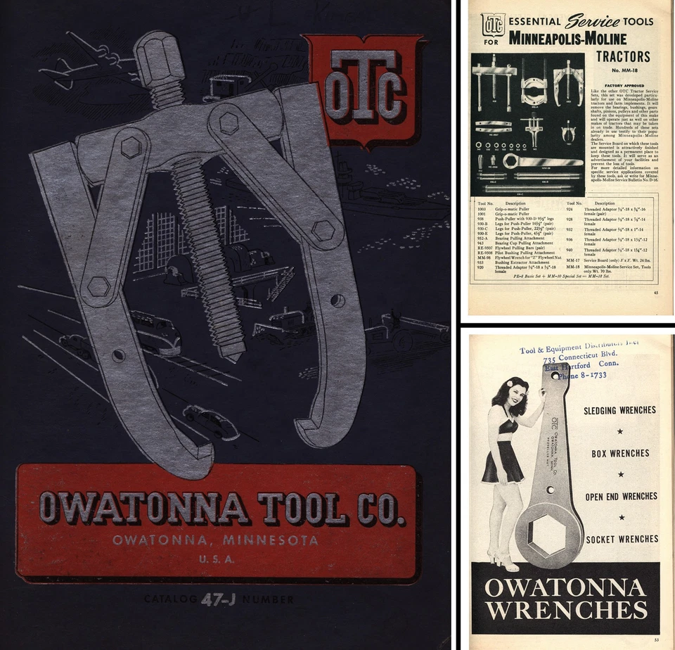 Owatonna Tool Company, Owatonna, MN - No. Catálogo 47-J - 90 páginas Foto 1 de 1