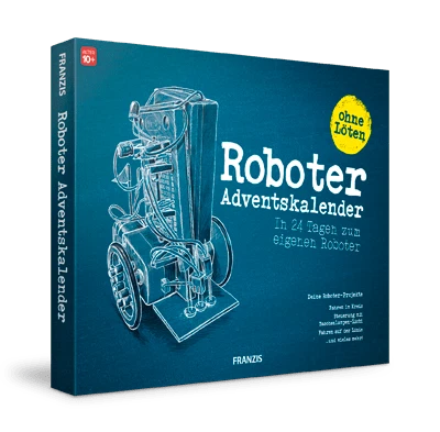 Roboter Adventskalender Kinder Roboter selbst bauen Modellbau Kalender FRANZIS - Bild 1 von 2