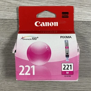 Original Canon 221 Tintenpatrone Magenta CLI-221 M - Neu versiegelter Karton - Bild 1 von 3