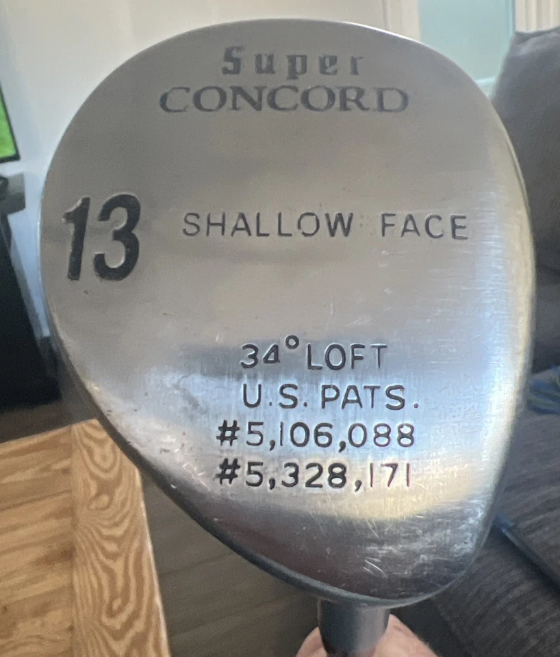 Super Concord Shallow Face 13 Wood Golf Club 34 Degree, RH, Graphite Shaft NICE! - Image 1 of 4