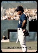 1986 Rob Broder Rickey Henderson Baseball Cards