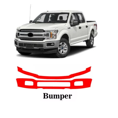 precut PPF Paint Protection Film Front bumper 2018-2020 For Ford F-150 XL XLT - Image 1 of 4