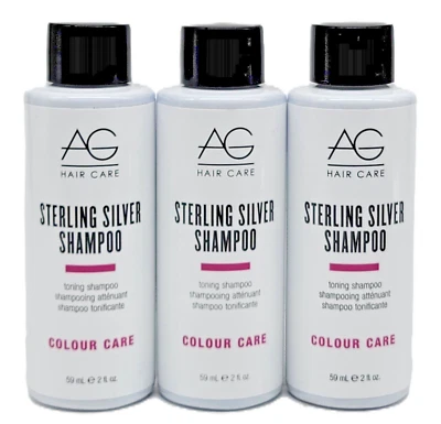 AG Hair Sterling Silver Toning Shampoo 2 oz - PACK OF 3 - Image 1 of 4