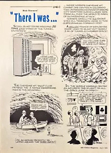"There I was" Military Aviation Cartoon Bob Stevens Vintage Magazine Print 1984 - Picture 1 of 6