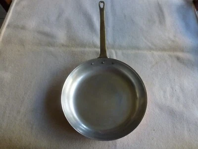 SUPERBE POELE CUIVRE ETAME QUEUE BRONZE NEUVE - Photo 1/2