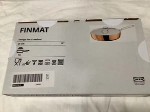 IKEA FINMAT Bratpfanne mit Deckel, Kupfer/Edelstahl, 10" - Bild 1 von 4