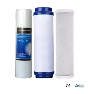 Kit 3 Filtri depuratore acqua potabile purificatore domestico osmosi inversa - Foto 1 di 12