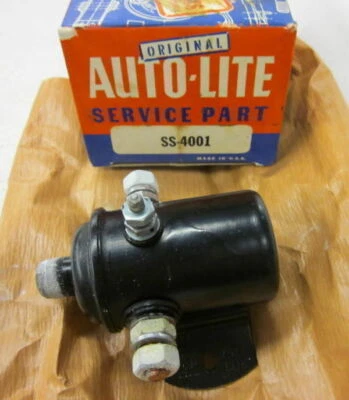 Vintage Chrysler Dodge Autolite 6 Volt Starter Solenoid SS4001 NOS - Image 1 of 2
