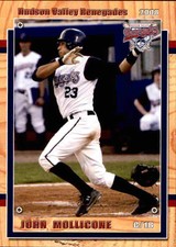 2008 Hudson Valley Renegades Grandstand #21 John Mollicone Cranston Rhode Island
