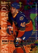 1994-95 Fleer Blues Hockey Card #192 Patrice Tardif Rookie