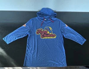 Flying Chanclas San Antonio Missions Hoodie Men’s Sz XL Blue Spurs Pullover - Picture 1 of 10