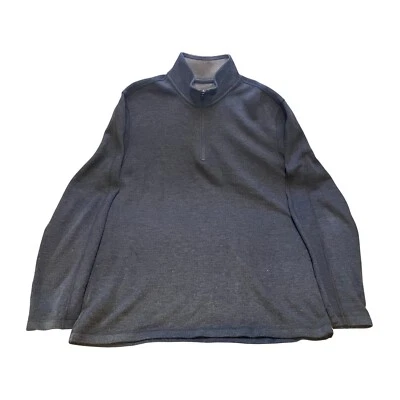 Eddie Bauer Sweater Mens Large Tall Quarter Zip Pullover Outdoors Work Wear - Image 1 of 4