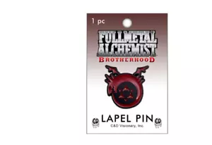 FULLMETAL ALCHEMIST HERMANDAD - SOLAPA ESMALTADA/ALFILER SOMBRERO - NUEVO - LAP-0269 - Imagen 1 de 2