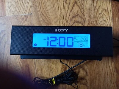 SONY Dream Machine ICF-C707 Retroiluminado LED Reloj Despertador Radio AM/FM con Sonidos Naturales  Foto 1 de 4