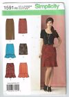 Simplicity # 1591 Pretty Skirts with Variations Pattern 6-14 or 14-22 UC