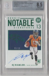 2020 Panini Encased - Scripted Signatures #RNS-KJ KJ Hamler 01/10 RC BGC 8.5 - Picture 1 of 2