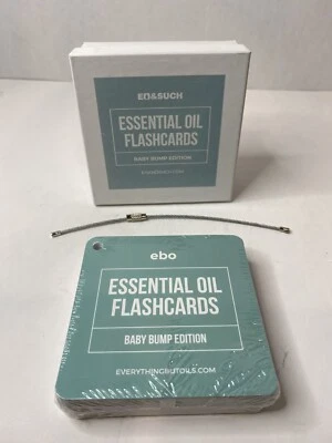 Essential Oil Flashcards Baby Bump Newborn Pregnancy Aromatherapy Education - Image 1 of 4