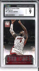Lebron James Cleveland Cavs 2012-13 Panini Elite Craftsman #6 CGC graded 9 - Picture 1 of 2