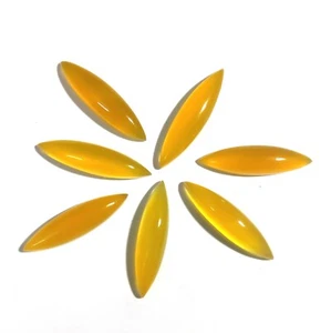 Natural Cabochon Indian Chalcedony Loose Designer Gemstone - Picture 1 of 8