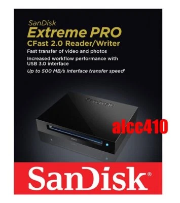 Sandisk Extreme Pro CFast 2.0 USB3.0 500MB Reader/Writer *Brand New, Genuine* AU - Image 1 of 2