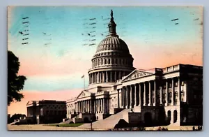 Cartolina vintage Washington DC The Capitol Building Government - Foto 1 di 2