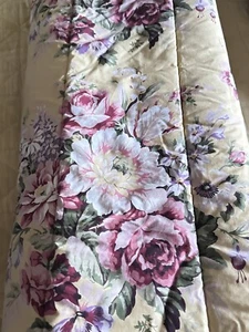 VINTAGE Ralph Lauren Home Comforter Twin Sophie Brooke Yellow Floral Reversible - Picture 1 of 13