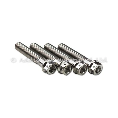4x Tornillos de pellizco de horquilla delantera de titanio M8x45 mm para Honda CB1000R 2008-2022 Foto 1 de 4