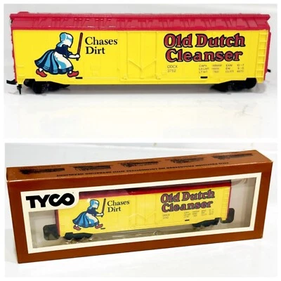 VTG TYCO HO MODEL TRAIN FREIGHT BOXCAR OLD DUTCH CLEANSER CLEANER HOPPER CAR NEW - Image 1 of 4