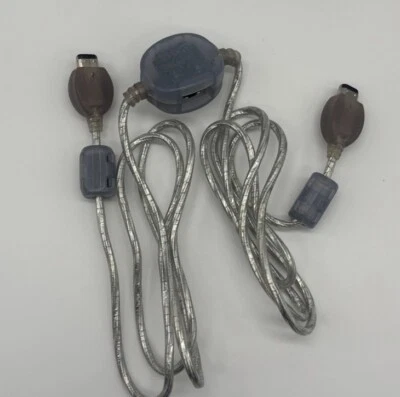 Intec Multi-Player Link Cable For Nintendo Game Boy Advance GBA Clear Silver - Image 1 of 4