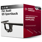 Produktbild - Für Audi Q5 Sportback (G.D.W.) Anhängerkupplung starr neu