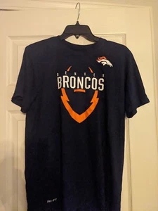 Denver Broncos Nike NFL Equipo Ropa Dri-Fit Manga Corta Camisa Para Hombre Mediana - Imagen 1 de 5