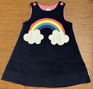Korango 4 Y Winter Rainbow Cord Dress Girls - Picture 1 of 3