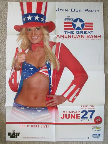 WWE PPV Giant Poster 2ft by 3ft  Torrie Wilson  **** LAST ONE**** Cover