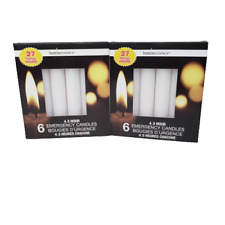 6pack Luminessence Survival Emergency Candles 4.5 Hour 27 Total Hours Sku207461