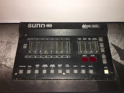 SUNN Sport PLC 816 Stage Lighting Control Fender for Parts or Repair Untested - Image 1 of 4