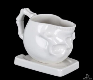 Kristall Totenköpfe Porzellan Kaffeebecher, Teetasse, 13,8 Unzen Keramik - Bild 1 von 13