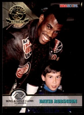 1993-94 NBA Hoops Basketball Card David Robinson San Antonio Spurs #291 - Image 1 of 2